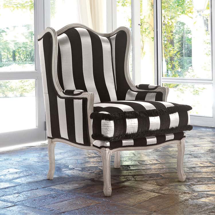 Le poltrone classiche di danti divani Poltrone bergere in tessuto
